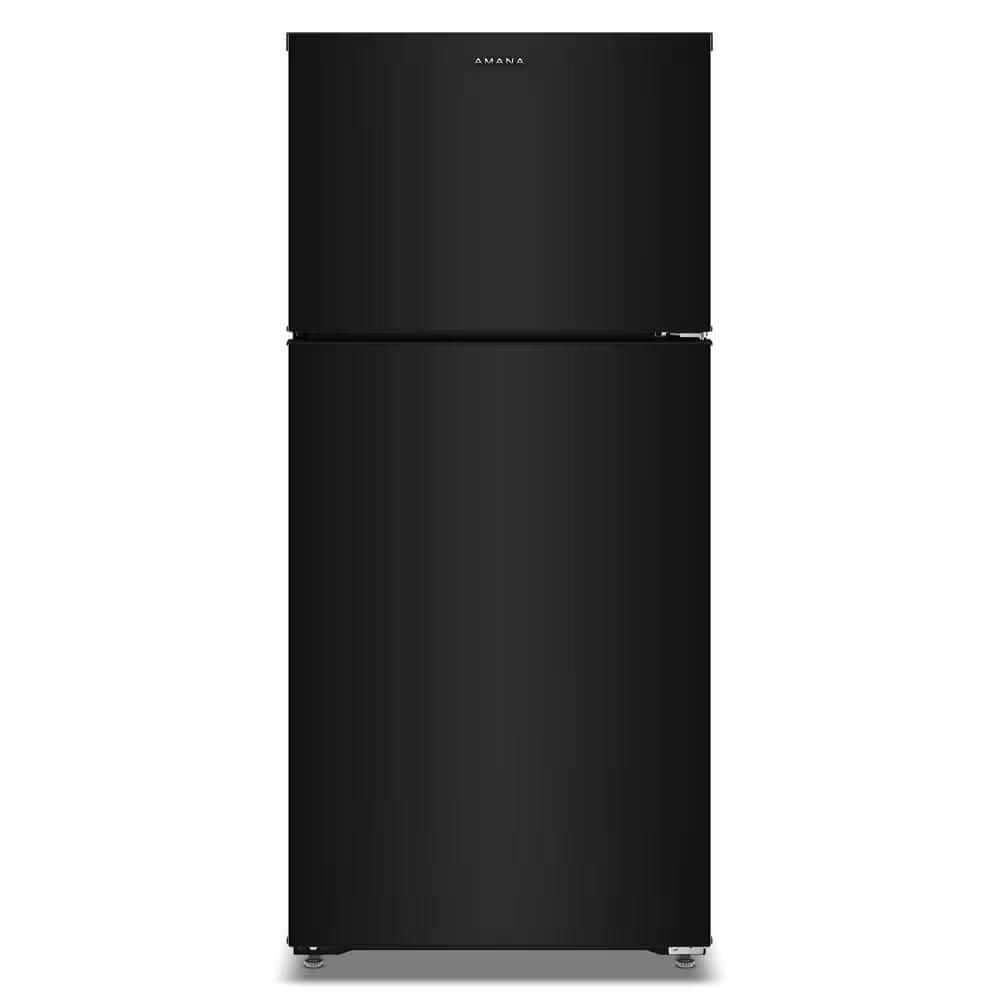 28 in. 14 cu. ft. Freestanding Wide Top Freezer Refrigerator in Black with Large Crisper Drawer price history on PriceWatchPro