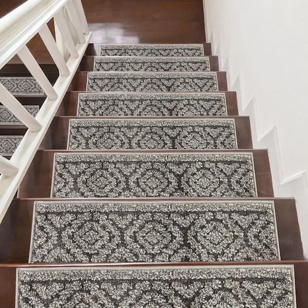 Stair Treads, Anti-slip Carpet Strips for Indoor Stairs, Stair