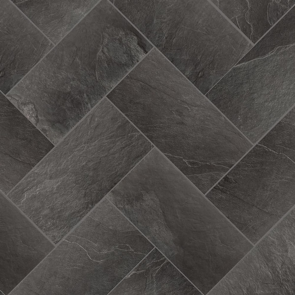 Slate Luxury - Carbon 12x24  Tile International Waltham Home Design Center  - Daltile Retailer Greater Boston