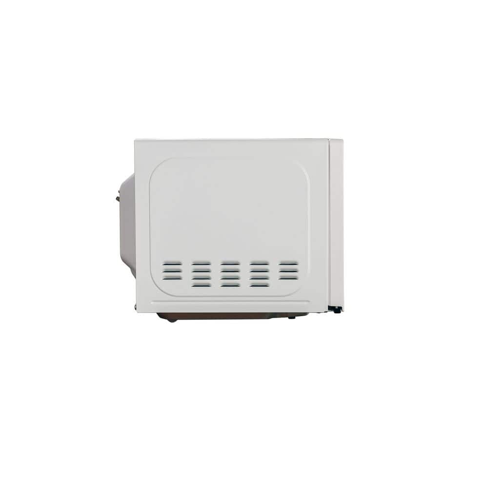 Compact White 0.7 Cu Ft Countertop Microwave Oven for RV