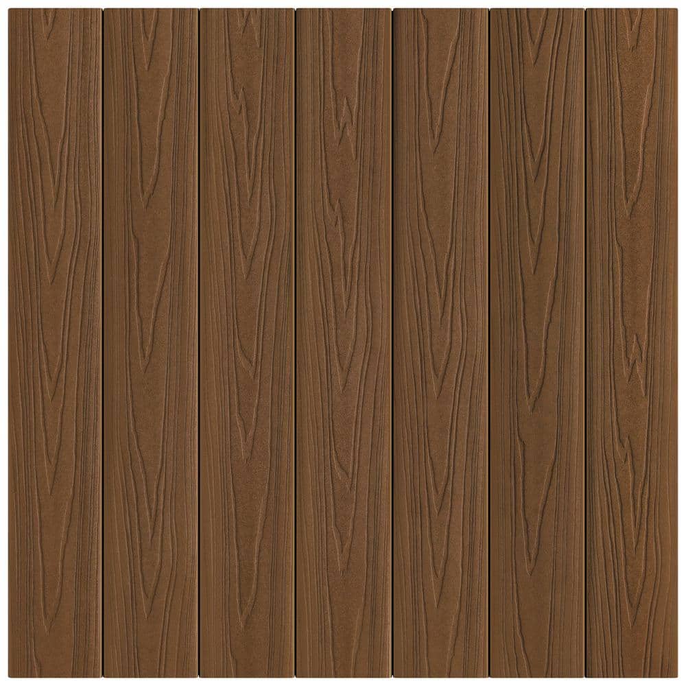 Veranda 15/16 in. x 51/4 in. x 16 ft. Timber Brown Grooved Edge Capped