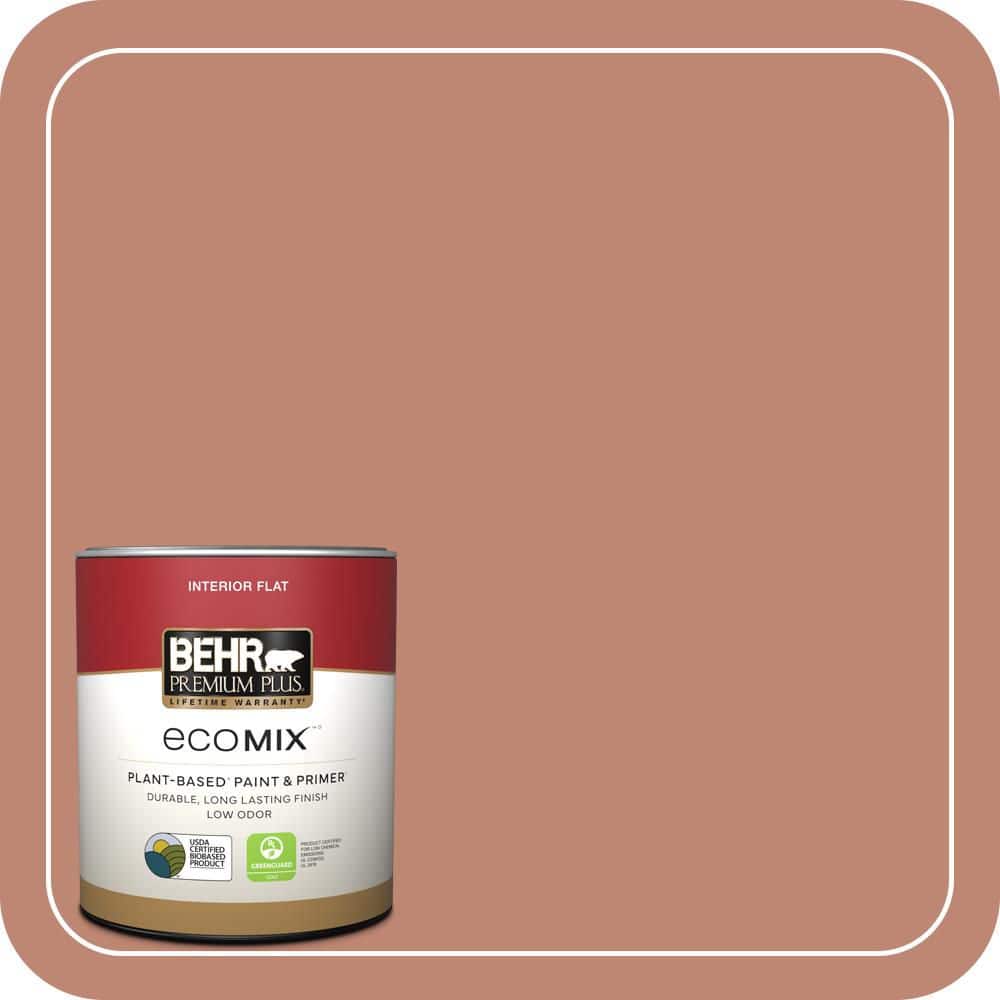 1 qt. #PPU2-09 Ginger Rose Flat EcoMix Plant-Based Interior Paint & Primer price history on PriceWatchPro