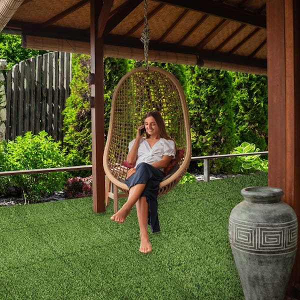 Sorbus Sorbus Artificial Grass Tiles (48 Sq. Ft) – 24&quot