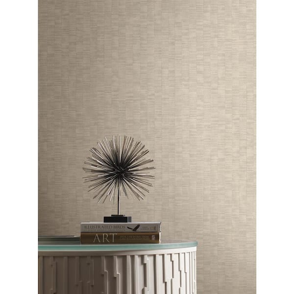 Beige Capri Abstract Vinyl Non-Pasted Wallpaper Roll
