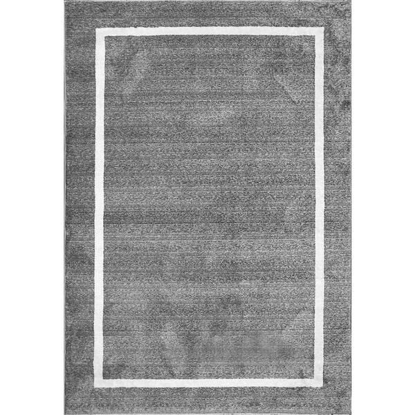 Dynamic Rugs Hera 9 ft. X 11 ft. 5 in. Grey/Ivory Geometric Indoor Area Rug HE10143301901 The