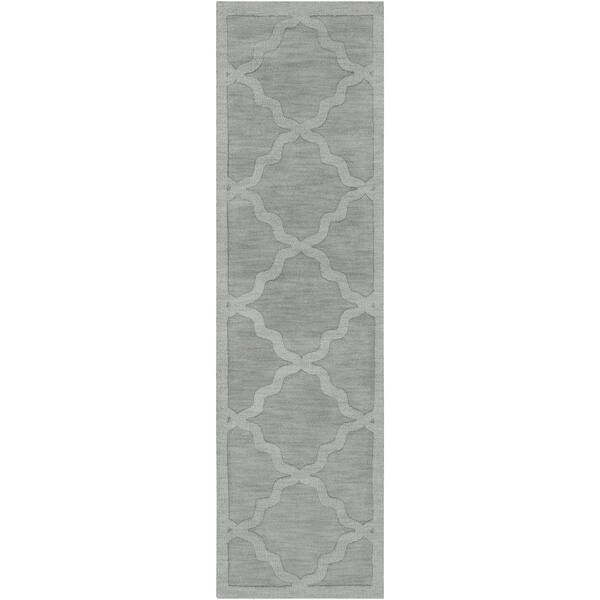 Artistic Weavers Central Park Abbey Sky Blue 2 ft. x 12 ft. Indoor Runner Rug