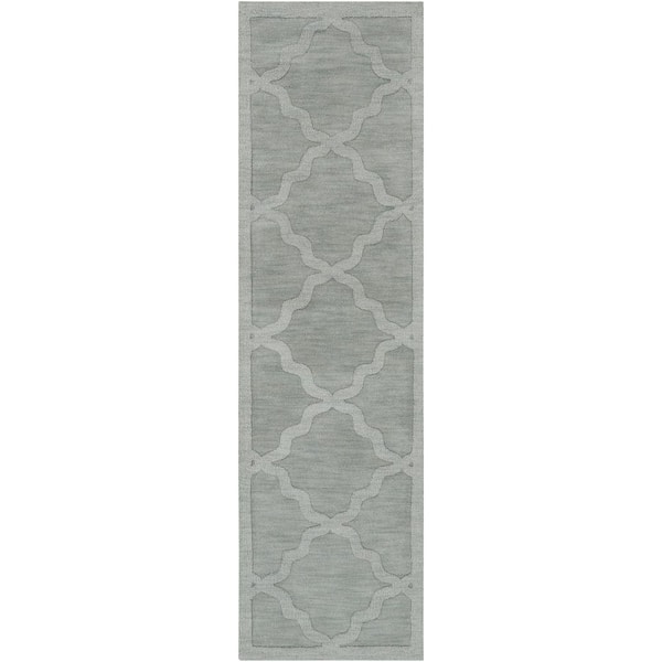 Artistic Weavers Central Park Abbey Sky Blue 2 ft. x 14 ft. Indoor Runner Rug
