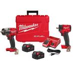 M18 FUEL GEN-2 18V Lithium-Ion Brushless Cordless Mid Torque & Compact 1/2 in. Impact Wrench with Friction Ring Kit
