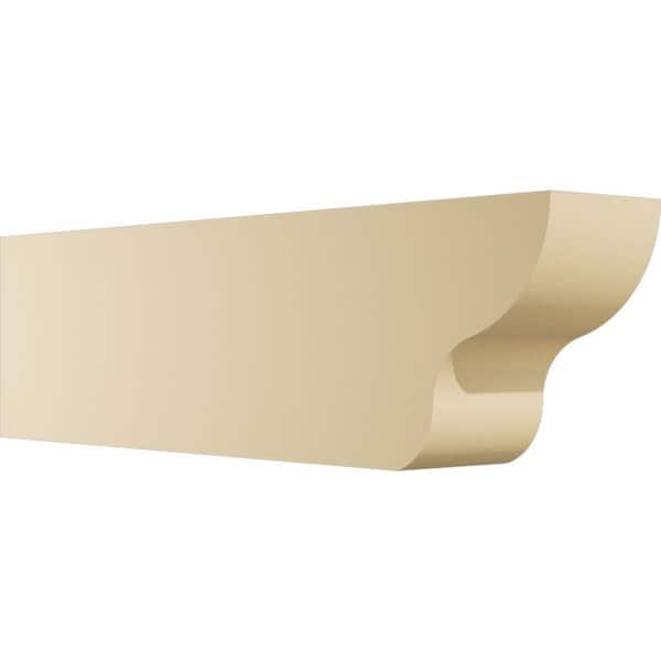 Ekena Millwork 6 in. W x 10 in. H x 36 in. L Standard Greensboro Signature Polyurethane Outlooker, Primed Tan