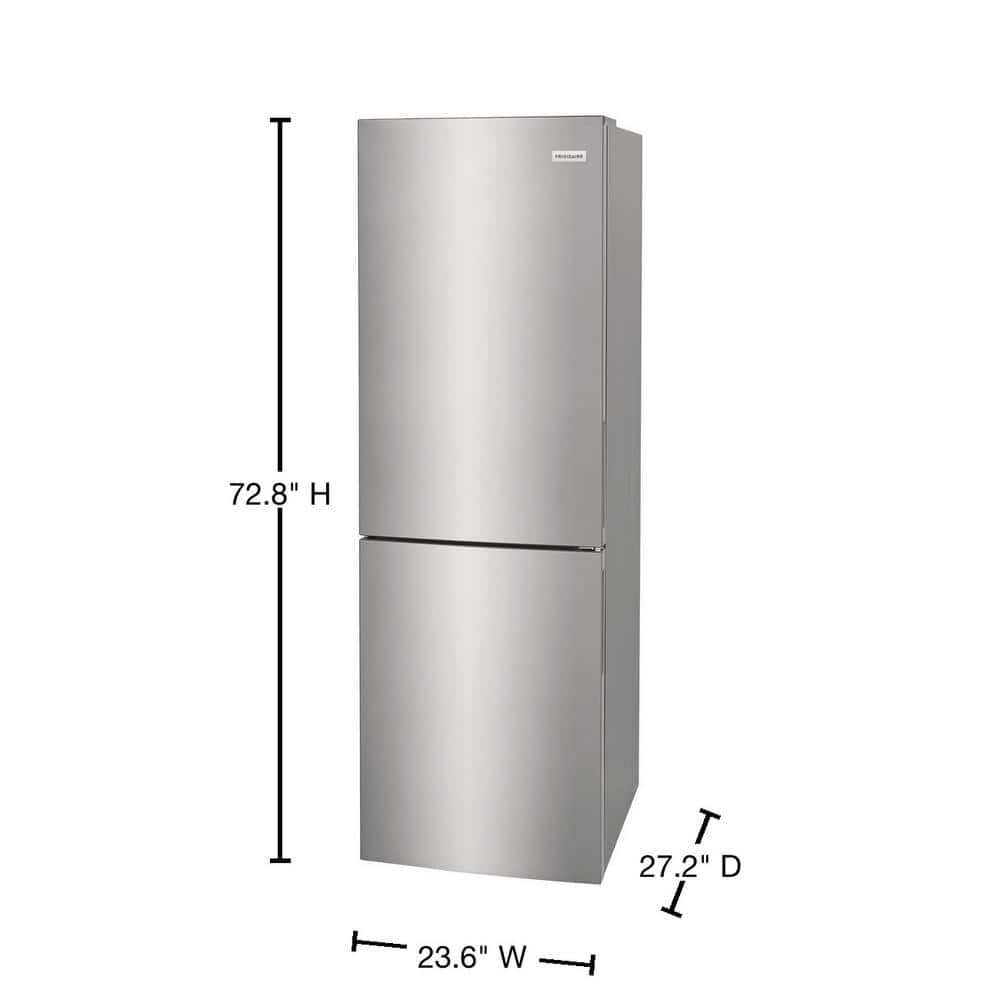 Frigidaire 24" Stainless Steel Bottom Freezer Refrigerator
