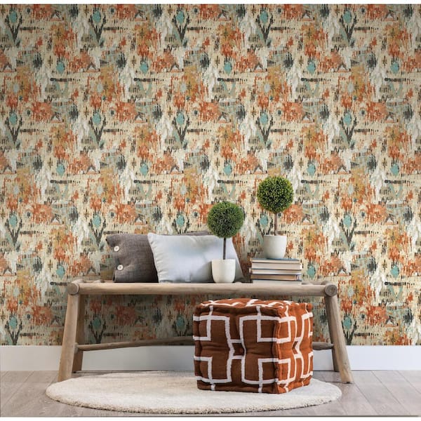 Ethnic Tribal Argyle Seamless Pattern Boho Wallpaper for Living Rooms   Paper Plane Design