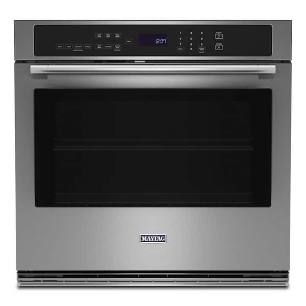 30 in. Single Electric Wall Oven with Convection Self-Cleaning in Fingerprint Resistant Stainless Steel