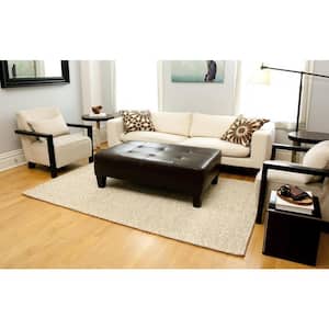 Zatar Beige and Tan 9 ft. x 12 ft. Wool and Jute Area Rug
