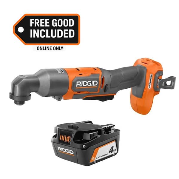 18V SubCompact Brushless Cordless Right Angle Impact Driver with FREE 4.0 Ah Lithium-Ion Battery