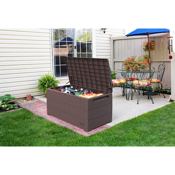 110 Gal. Cedar Grain Deck Box Brown