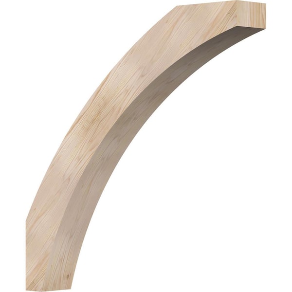 Ekena Millwork 5 1/2"W x 36"D x 36"H Thorton Smooth Knee Brace, Douglas Fir