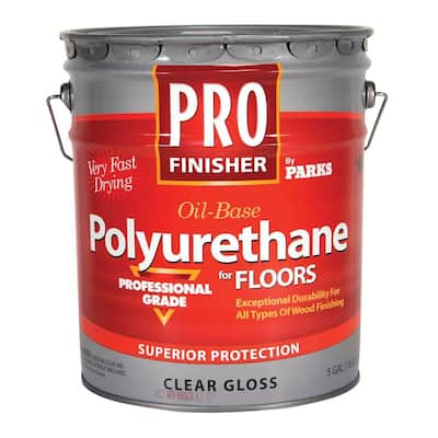 Pro Finisher 5 Gal. Clear Gloss 450 VOC Oil-Based Interior Polyurethane for Floors