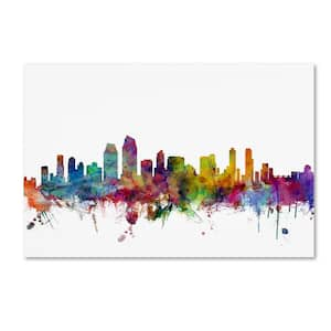 Houston Texas Skyline Tote Bag by Michael Tompsett - Pixels