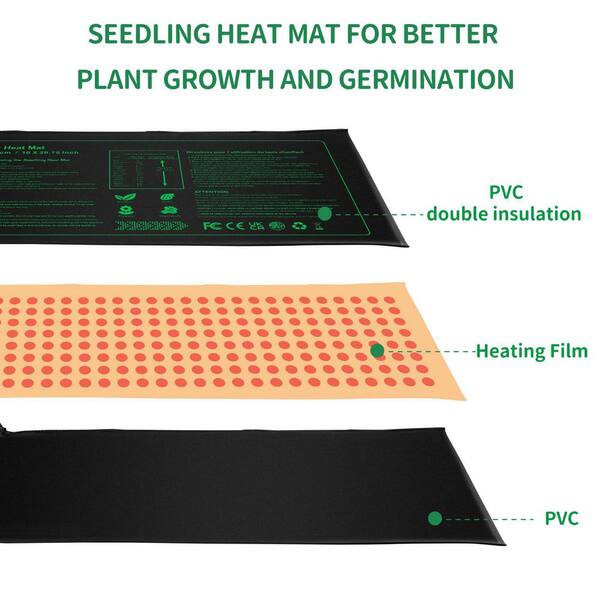 thumbnail interactive-video image 1 of Seedling Heat Mat For Plants – Waterproof Germination Mat For Indoor Gardening 1 of 5
