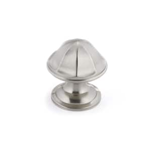 Seaton Collection 1-1/8 in. (28 mm) Brushed Nickel Contemporary Cabinet Knob