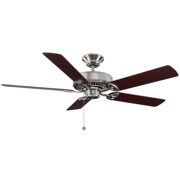 In Indoor Brushed Nickel Ceiling Fan 32769, Ceiling Fans Without Blades Home Depot