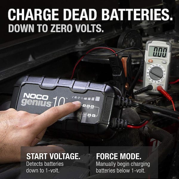 NOCO Genius Smart Battery Charger - AC to DC - 6V/12V - 10 Amp