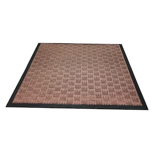 Large Commercial Door Mat Oversized Doormat Stylish Decor Stripe Brown 60X36 in 
