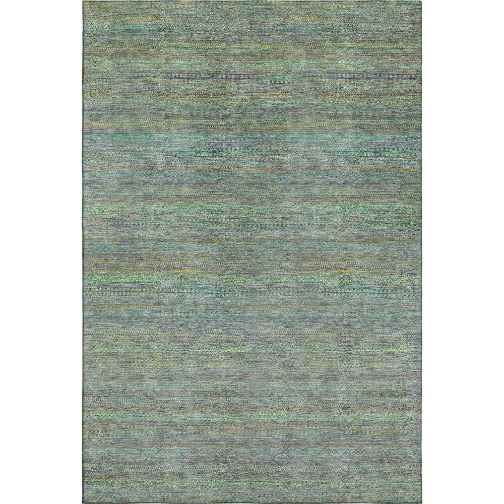 Mayfield Premium Machine Washable Abstract AMF2148 Pewter 8 ft. x 10 ft. Area Rug price history on PriceWatchPro