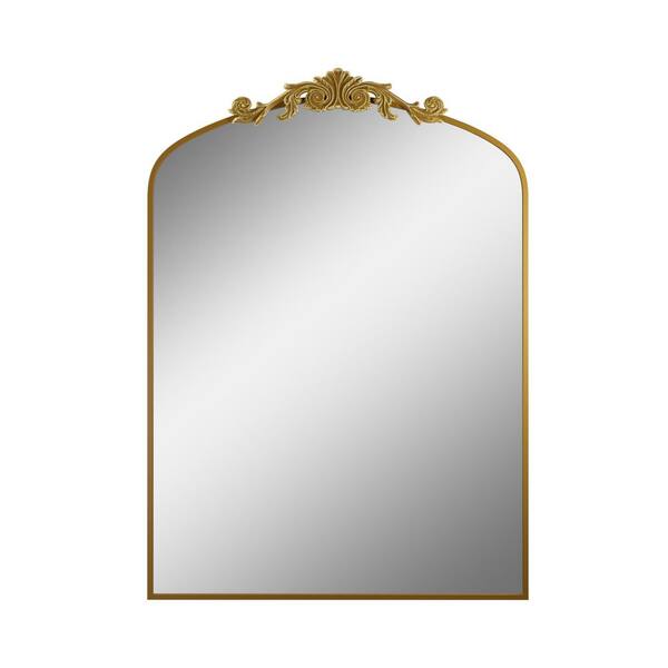 Swafrrt Antique Cooper 24 in W x 36 in. H Vintage Arched Aluminum