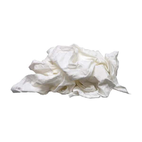 Pro-Clean Basics: Sanitized Anti-Bacterial Woven Wiping Cloth Rags - White