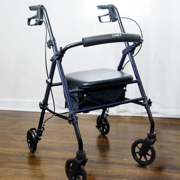 【G-Monster】②助手席フラット【ローレルブラック】 Carex Health Brands Step-N-Rest Rolling Walker FGA22300 0000 - The