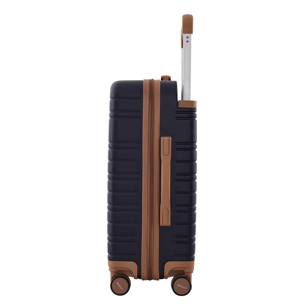 Navy Blue 2-Piece ABS Hard Shell Spinner Luggage Set