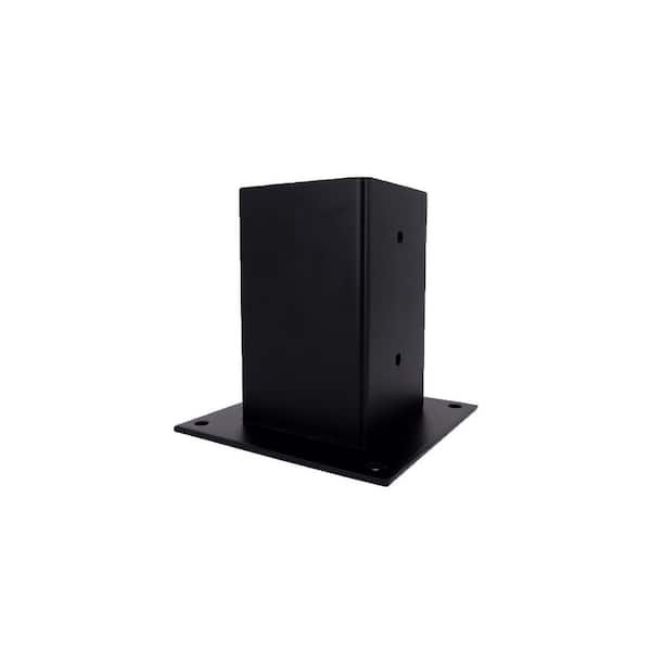 4 in. x 4 in. Powder Coated Steel Pergola Boot Bracket
