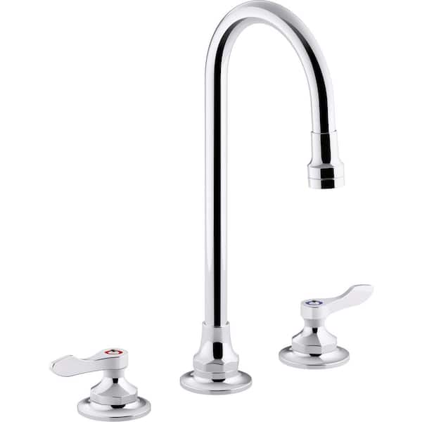 KOHLER Triton Bowe 1.0 GPM 8 in. Widespread 2-Handle Bathroom Faucet with Laminar Flow in Polished Chrome