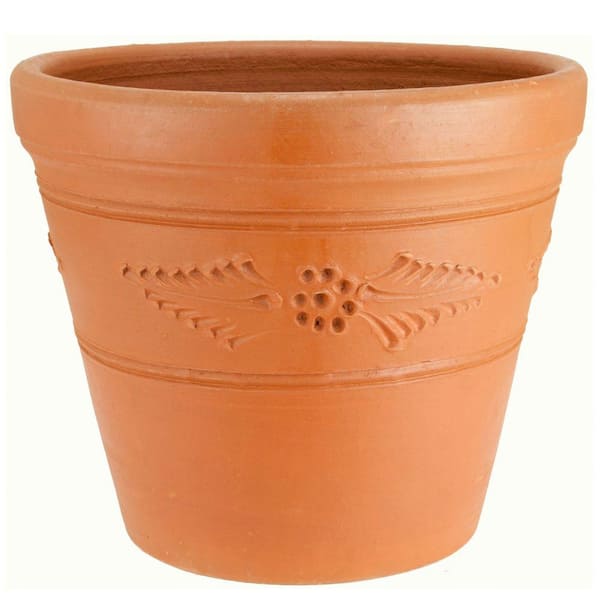PR Imports 19 in. Round Terra Cotta Clay Vase