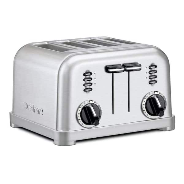 Cuisinart Classic Series 4Slice Stainless Steel Wide Slot Toaster with