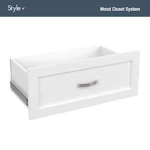 Style+ 10 in. H x 25 in. W White Shaker Drawer Kit for 25 in. W Style+ Tower