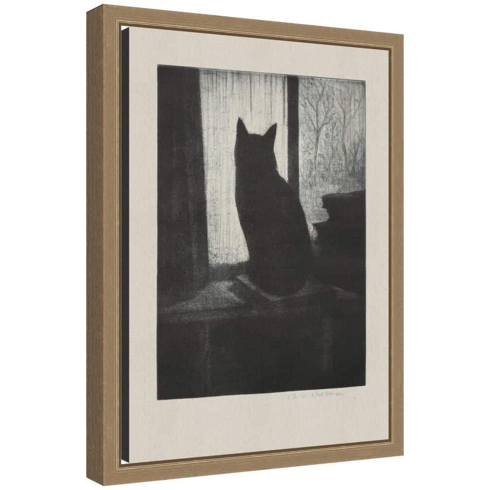 "Sylvie ""The Cat 1900"" by Nostalgia Prints Animals Framed Canvas Art Print 13 in. x 10 in." price history on PriceWatchPro