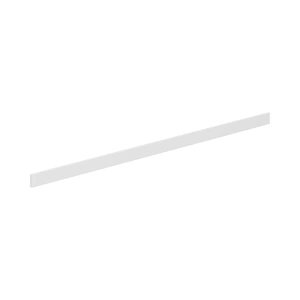 Laramie 3 in. W x 96 in. H Cabinet Filler in Painted Bright White