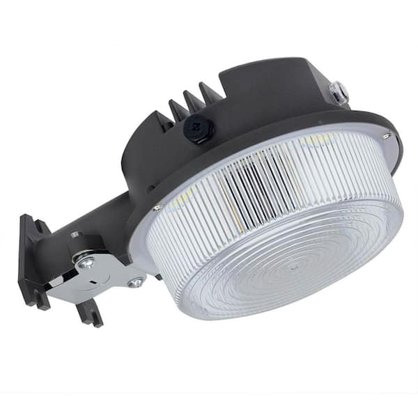 KOAOEIRS 150-Watt Equivalence 4000-Lumens 120° Area Light Fixture Bronze Dusk to Dawn Outdoor Integrated LED Flood Light-5000K