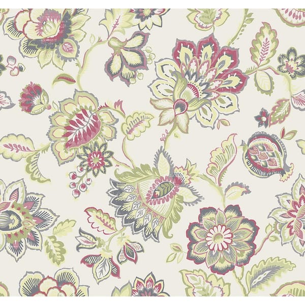 A-Street Prints Corona Green Jacobean Strippable Wallpaper (Covers 60.8 sq. ft.)