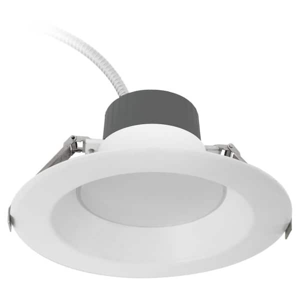 HALCO LIGHTING TECHNOLOGIES 6 in. Selectable Lumen Color Temperature Dimmable Integrated LED Recessed Downlight Trim Wet Location CEC 120-277-Volt