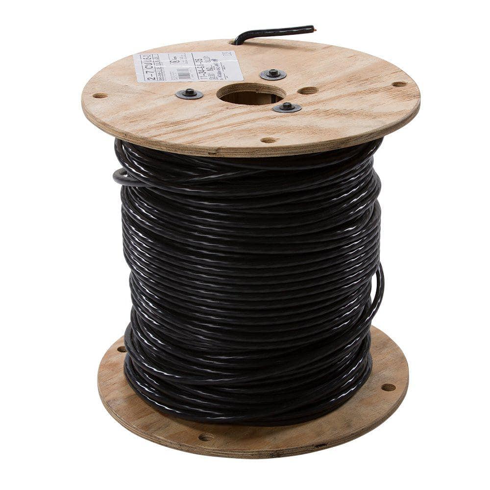 Southwire 500 ft. 10/3 Black Stranded CU W/G Tray Cable 60554301 - The Home  Depot