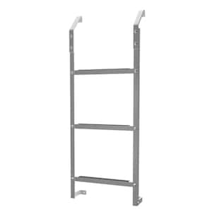 3-Step Aluminum Basement Window Well Egress Escape Ladder