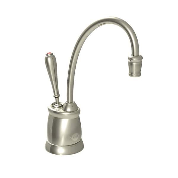 InSinkErator Indulge Tuscan Series 1-Handle 8.5 in. Faucet for Instant Hot Water Dispenser in Polished Nickel