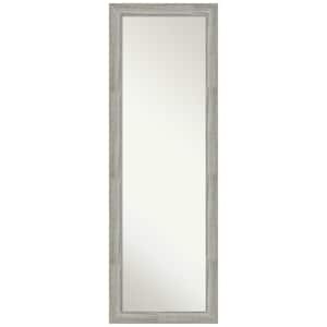 Large Rectangle Distressed Grey Modern Mirror (51.5 in. H x 17.5 in. W)