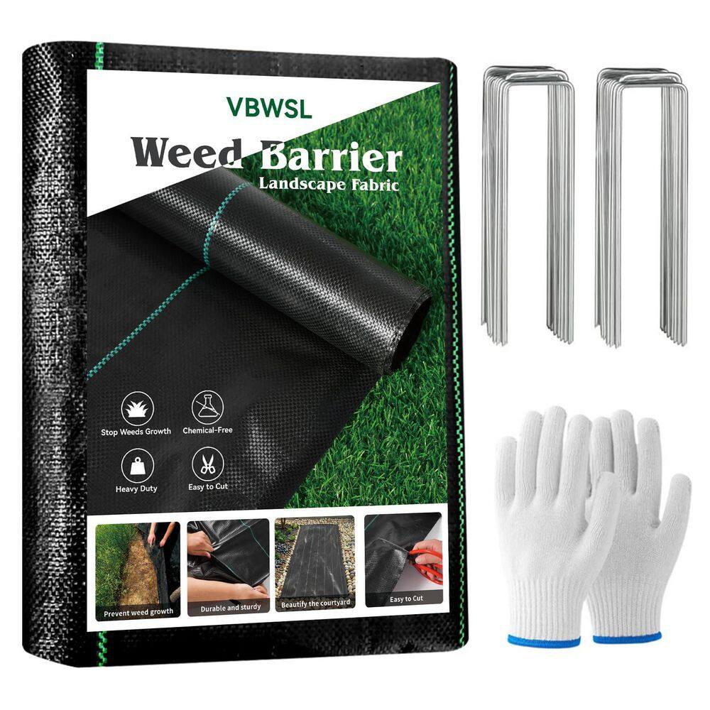 6 ft. W x 100 ft. L Heavy Duty Polypropylene Garden Weed Blocker Fabric Weed Barrier Landscape Fabric price history on PriceWatchPro