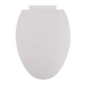 Elongated Soft Close Front Toilet Seat in White 16GS-38518
