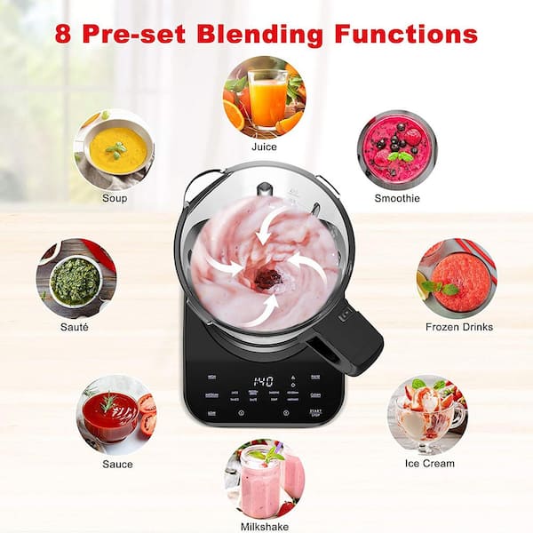 Countertop Blender, Professional Blender for Smoothies, Shakes & Frozen  Drinks, 52 oz Multifunction Blender with Grinder Cup, 4 Speed  Settings,Stainless Steel Blades 