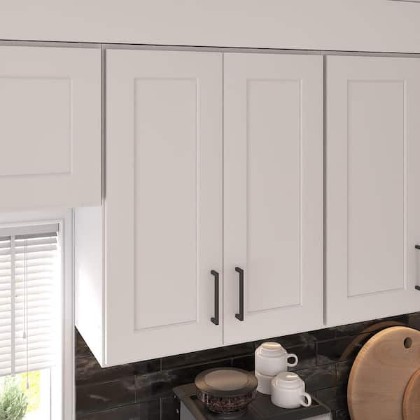 24 in. W 12 in. H 30 in. D Ready to Assemble Plywood Wall Kitchen Cabinet in Painted White